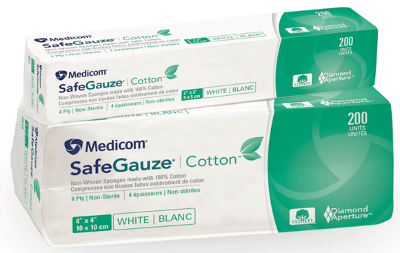 SafeGauze® Cotton™ Premium Non-Woven Gauze Sponges - Up & Running!